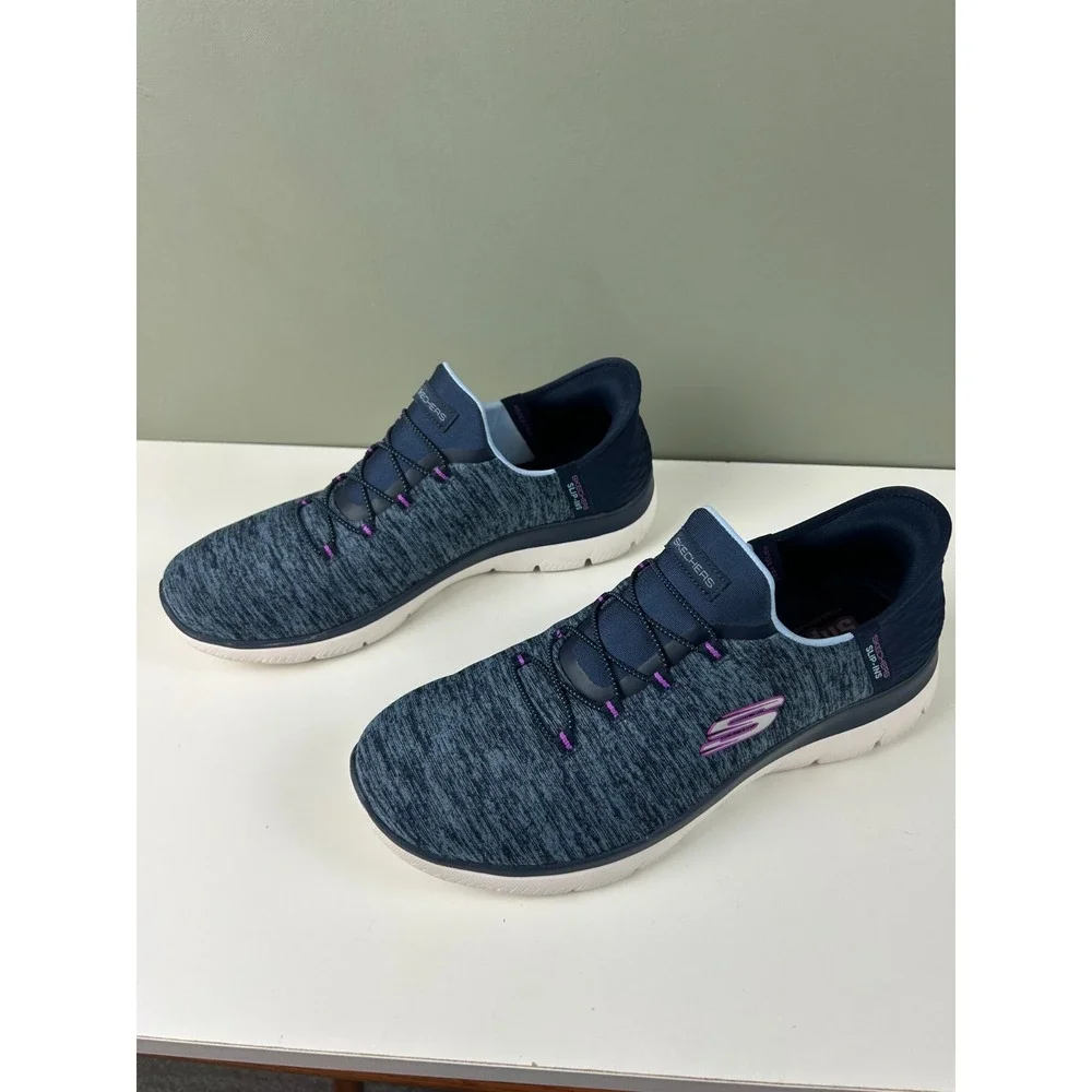 Skechers Women's Summits - Dazzling Haze Slip-Ins 149937 Navy Purple